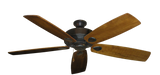Futura Ceiling Fan in Oil Rubbed Bronze with Oak Arbor 725 Blades