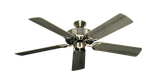 Dixie Belle traditional ceiling fan in Antique Brass with 52 inch Barnwood Matte Blades