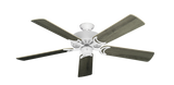 Dixie Belle traditional ceiling fan in Pure White with 52 inch Barnwood Blades