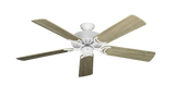 Dixie Belle traditional ceiling fan in Pure White with 52 inch Beachwood Blades