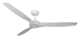 Solara Three-Bladed Ceiling Fan in Pure White