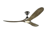 60 Maverick LED by Monte Carlo - Aged Pewter