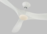 60 Maverick LED by Monte Carlo - Matte White Close-Up
