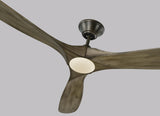 70 Maverick LED by Monte Carlo - Aged Pewter Close-Up