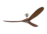 70 Maverick by Monte Carlo - Brushed Steel with Koa Blades