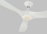 70 Maverick LED by Monte Carlo - Matte White Close-Up