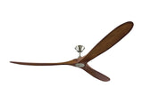 88 Maverick by Monte Carlo - Brushed Steel with Koa Blades