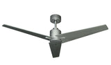 52 inch Reveal Ceiling Fan in Brushed Nickel with Brushed Nickel Blades