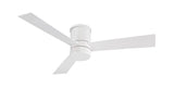 52 inch Axis Flush Mount Ceiling Fan - Matte White Finish