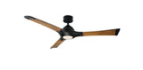 60 inch Woody Ceiling Fan - Matte Black Finish