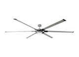 96 Loft LED by Monte Carlo - Painted Brushed Steel and Midnight Black