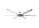 96 Loft LED by Monte Carlo - Painted Brushed Steel and Midnight Black