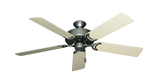 Dixie Belle traditional ceiling fan in Brushed Nickel with 52 inch Pine Matte Blades