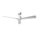 52 inch Clean Ceiling Fan in Matte White