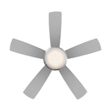 44 inch Odyssey Flush by WAC Smart Fans - Brushed Nickel (Shown from Bottom)