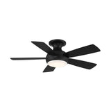 44 inch Odyssey Flush by WAC Smart Fans - Matte Black