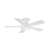 44 inch Odyssey Flush by WAC Smart Fans - Matte White