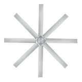 66 inch Mocha XL by WAC Smart Fans - Brushed Aluminum Bottom View