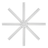 66 inch Mocha XL by WAC Smart Fans - Matte White Bottom View