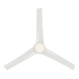 56 inch Sonoma by WAC Smart Fans - Matte White Bottom View