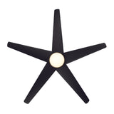 60 inch Viper by WAC Smart Fans - Soft Brass and Matte Black Bottom View