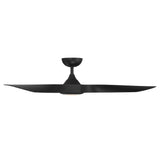 54 inch Swirl by WAC Smart Fans - Matte Black Side View