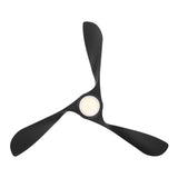 54 inch Swirl by WAC Smart Fans - Matte Black Bottom View