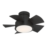 26 inch Vox Flush mount Ceiling Fan - Matte Black Finish