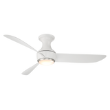 52 inch Corona by Modern Forms - Matte White with Brushed Nickel Trim