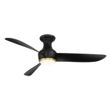 52 inch Corona by Modern Forms - Matte Black with Soft Brass Trim