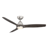 54 inch Skylark by Modern Forms - Brushed Nickel and Ebony