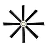 72 inch Aura Smart Fan by Modern Forms - Matte Black and Brushed Nickel