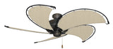 52 inch Nautical Dixie Belle Oil Rubbed Bronze Ceiling Fan - Classic Khaki Canvas Blades