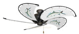 52 inch Nautical Dixie Belle Ceiling Fan - Tarpon - Game Fish of the Florida Keys Custom Canvas Blades