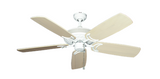 Atlantis Outdoor Ceiling Fan in Pure White with Arbor 425 Blades in Whitewash