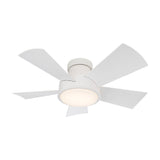 38 inch Vox Flush mount Ceiling Fan - Matte White Finish