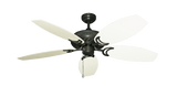 Atlantis Outdoor Ceiling Fan in Oil Rubbed Bronze with ABS White Oar Blades