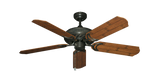 Atlantis Outdoor Ceiling Fan in Oil Rubbed Bronze with Natural Cherry Plank Blades