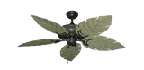 Atlantis Ceiling Fan in Oil Rubbed Bronze with Diftwood Venetian leaf blades