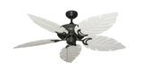 Atlantis Ceiling Fan in Oil Rubbed Bronze with Pure White Venetian leaf blades