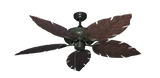 Atlantis Ceiling Fan in Oil Rubbed Bronze with Oil Rubbed Bronze Venetian leaf blades