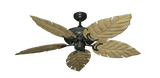 Atlantis Ceiling Fan in Oil Rubbed Bronze with Walnut Venetian leaf blades