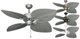 50 inch Bombay Ceiling Fan - Brushed Nickel Blades