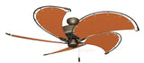 52 inch Antique Bronze Dixie Belle Ceiling Fan - Sunbrella Rust Canvas Blades