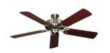 Dixie Belle traditional ceiling fan in Antique Brass with 52 inch Cherry Matte Blades