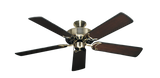 Dixie Belle traditional ceiling fan in Antique Brass with 52 inch Distressed Cherry Blades