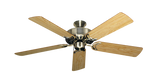Dixie Belle traditional ceiling fan in Antique Brass with 52 inch Maple Matte Blades