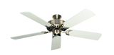 Dixie Belle traditional ceiling fan in Antique Brass with 52 inch Navajo Matte Blades