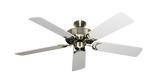 Dixie Belle traditional ceiling fan in Antique Brass with 52 inch Pure White Blades