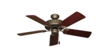 Dixie Belle traditional ceiling fan in Antique Bronze with 44 inch Cherry Matte Blades